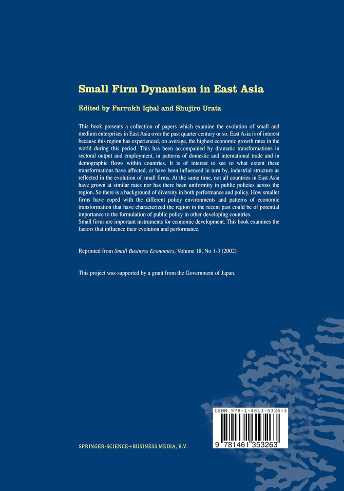 Small Firm Dynamism in East Asia