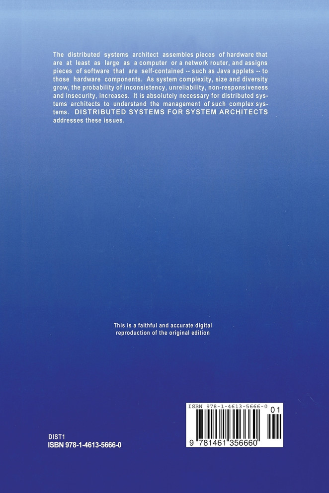 Distributed Systems for System Architects