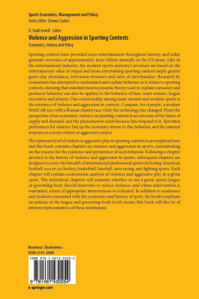 Violence and Aggression in Sporting Contests