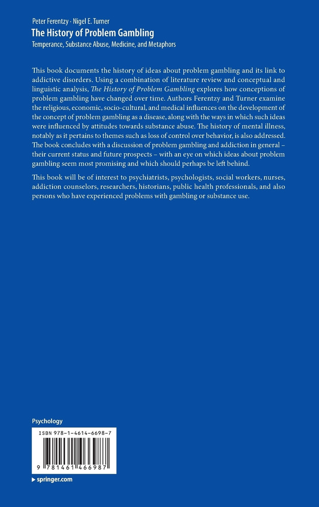 The History of Problem Gambling