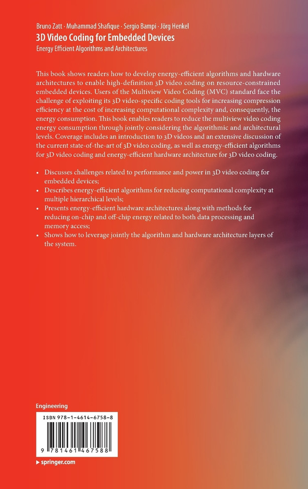 3D Video Coding for Embedded Devices