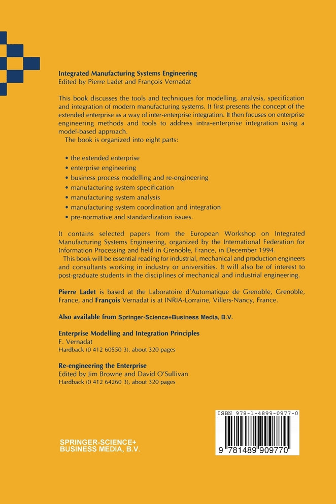 Integrated Manufacturing Systems Engineering