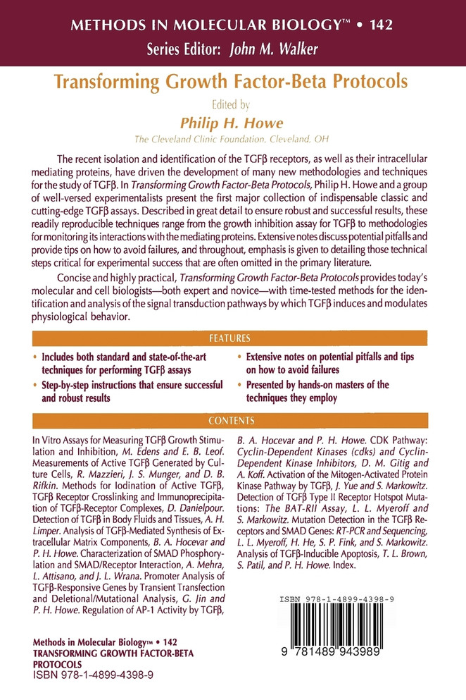 Transforming Growth Factor-Beta Protocols
