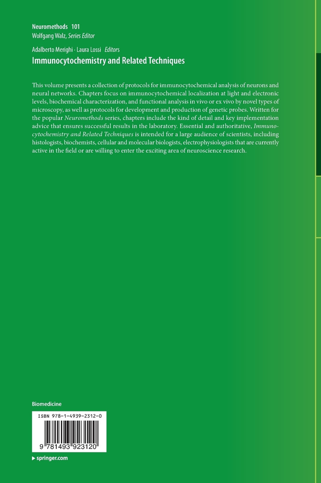 Immunocytochemistry and Related Techniques