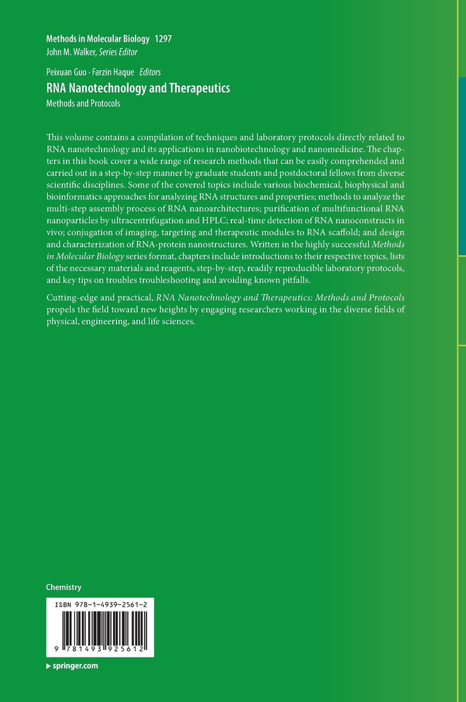 RNA Nanotechnology and Therapeutics