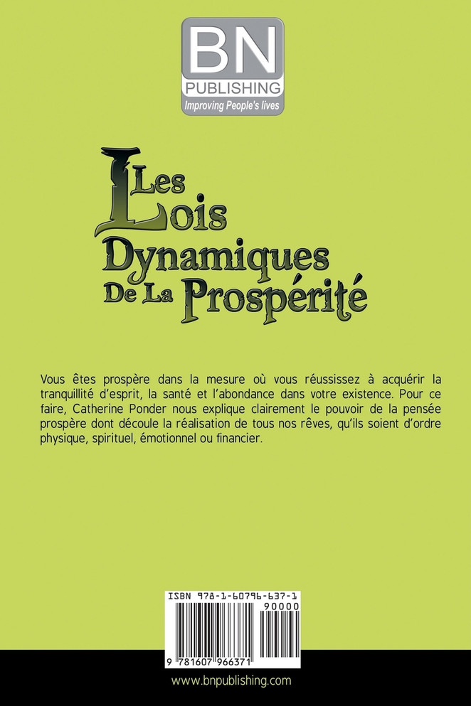 Les Lois Dynamiques de La Prosperite