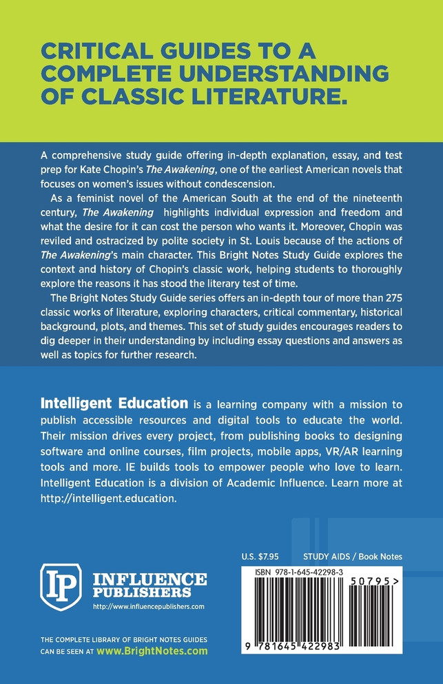 Study Guide to The Awakening by Kate Chopin