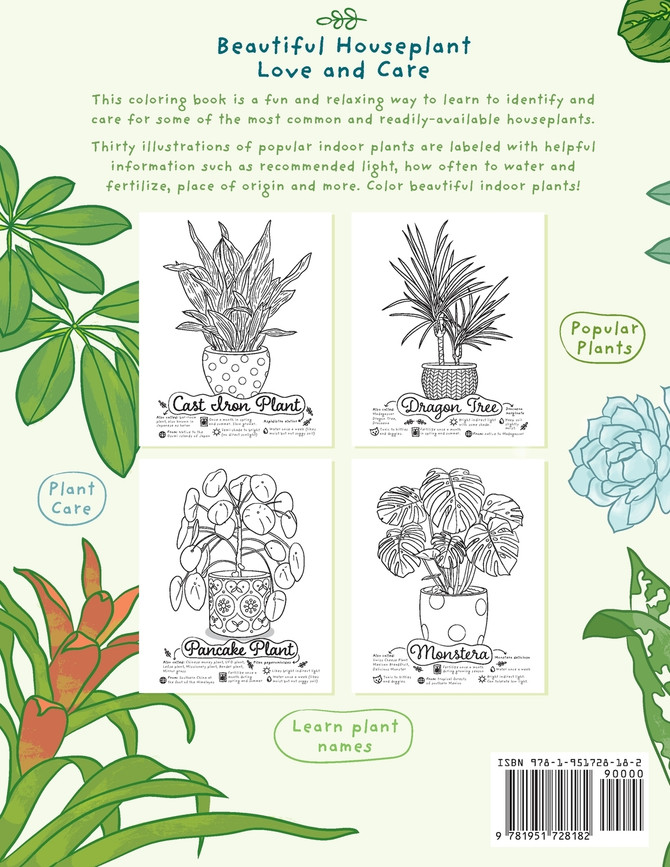 The Plant Parent Coloring Book