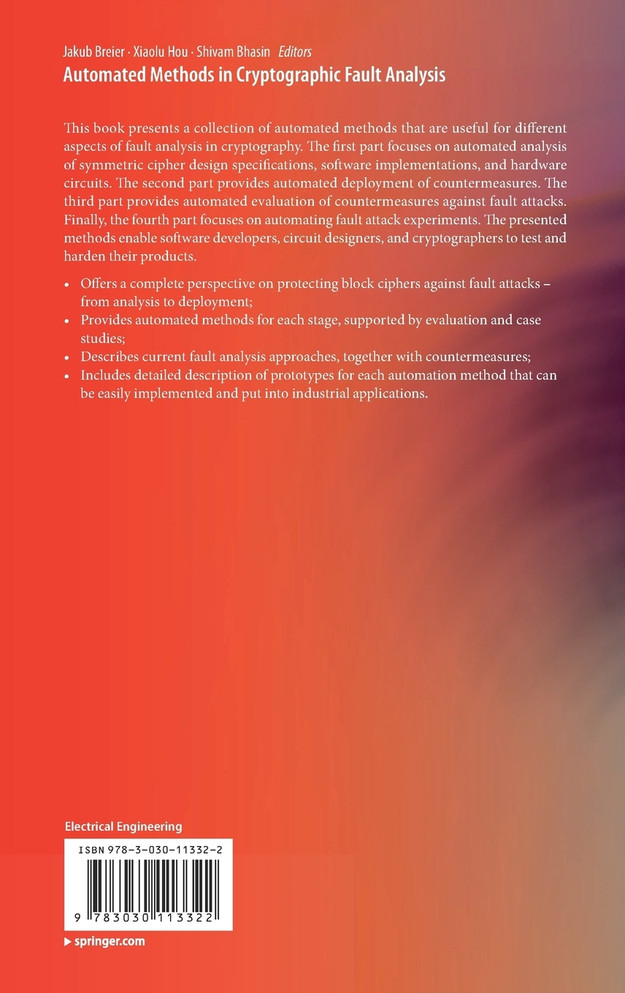 Automated Methods in Cryptographic Fault Analysis