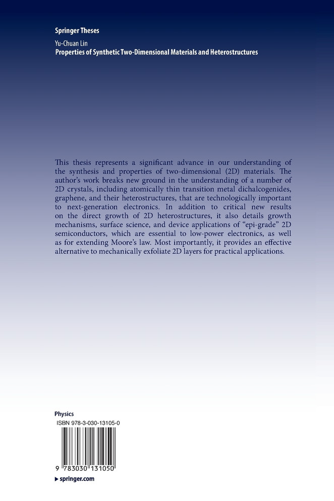 Properties of Synthetic Two-Dimensional Materials and Heterostructures