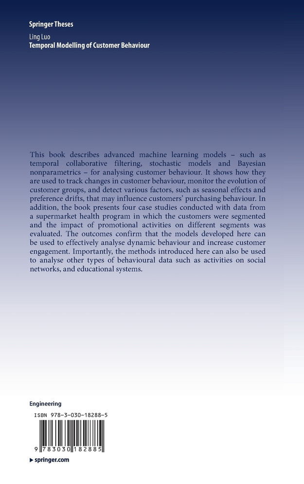 Temporal Modelling of Customer Behaviour