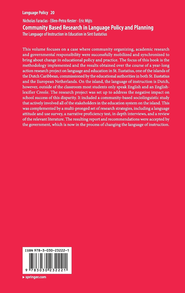 Community Based Research in Language Policy and Planning