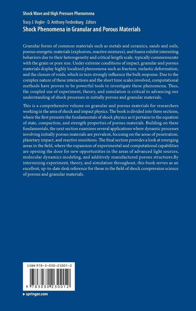 Shock Phenomena in Granular and Porous Materials