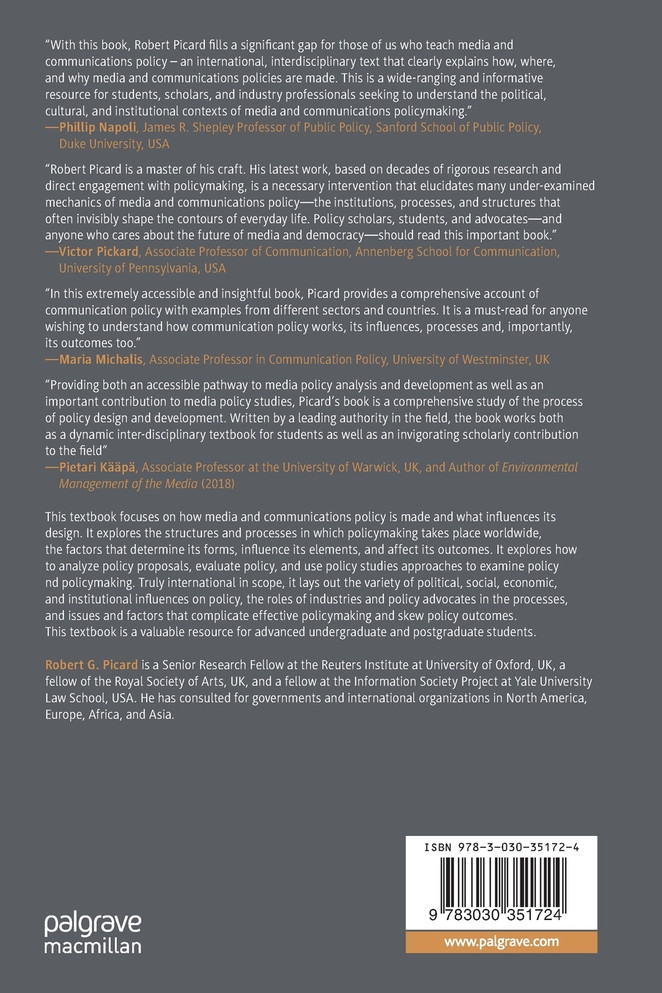 Media and Communications Policy Making