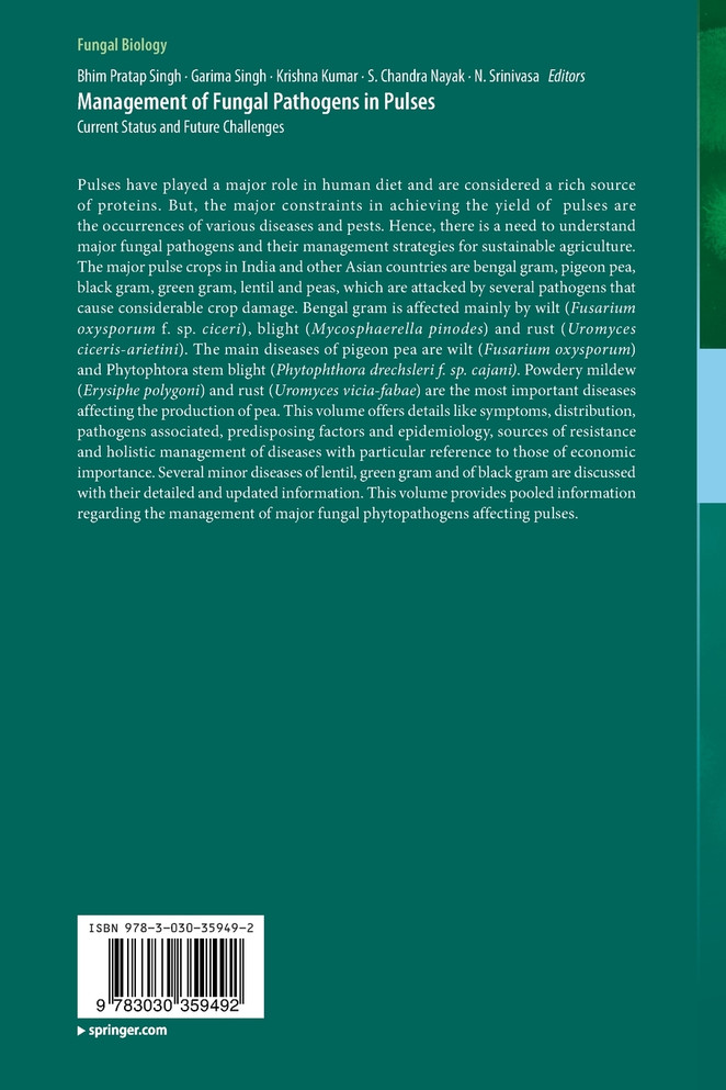 Management of Fungal Pathogens in Pulses