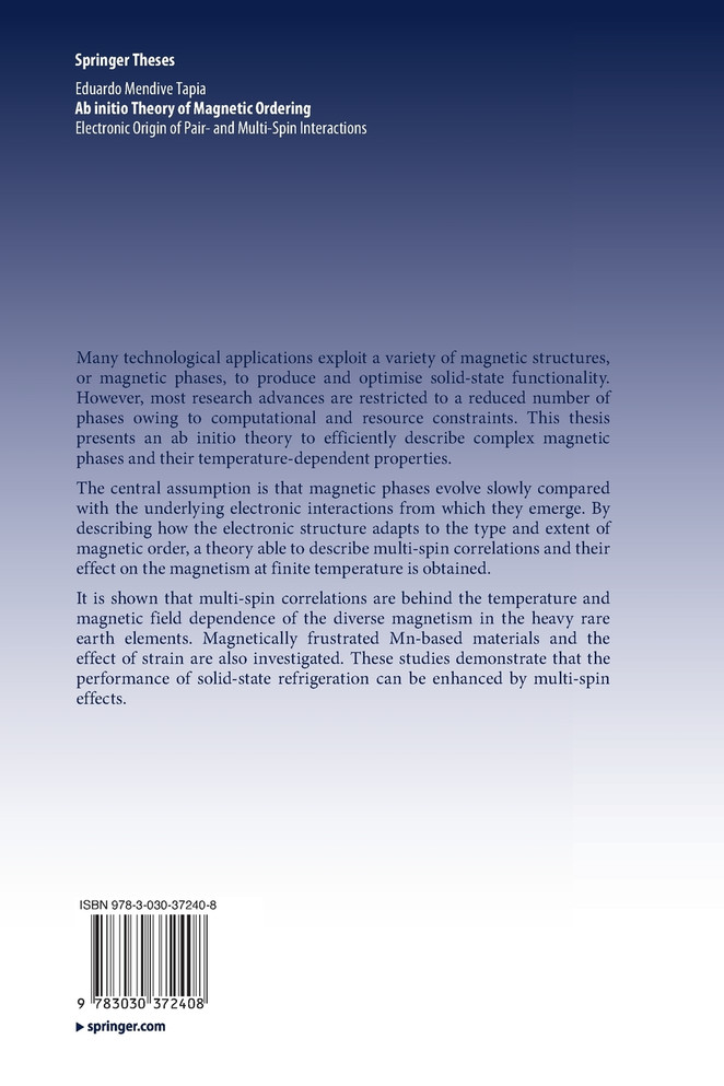 Ab initio Theory of Magnetic Ordering