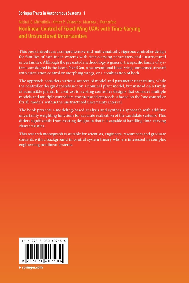 Nonlinear Control of Fixed-Wing UAVs with Time-Varying and Unstructured Uncertainties