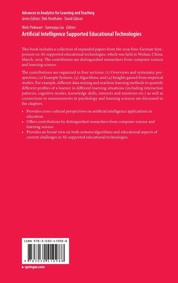 Artificial Intelligence Supported Educational Technologies