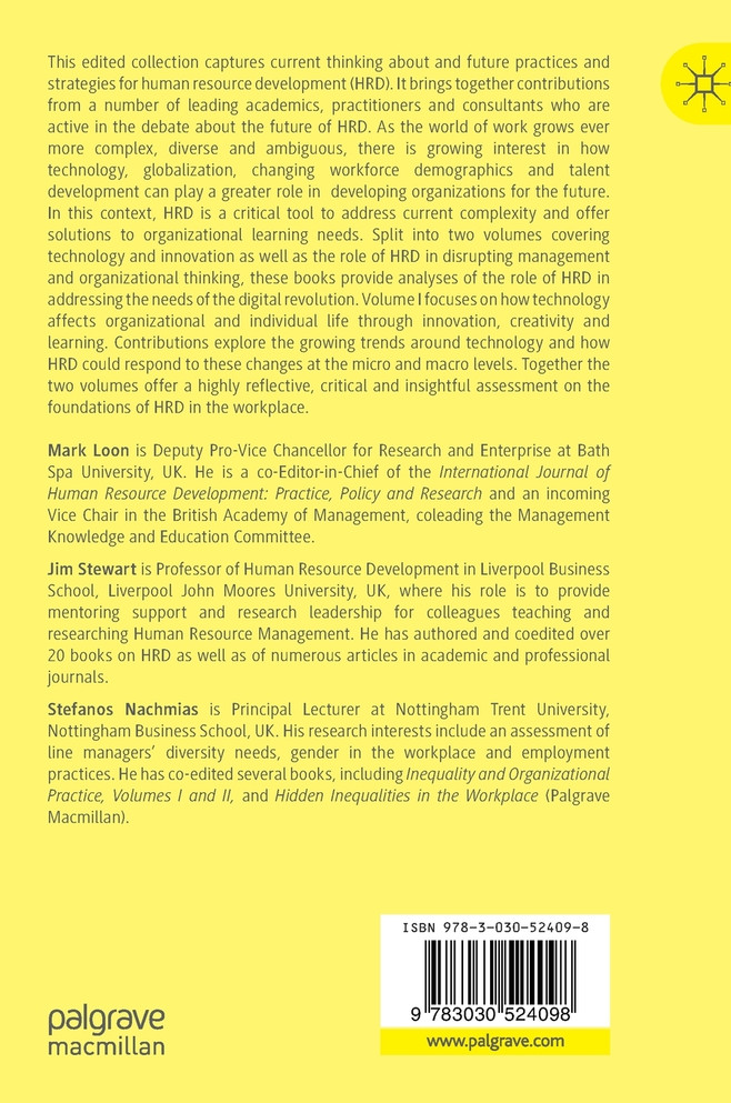The Future of HRD, Volume I