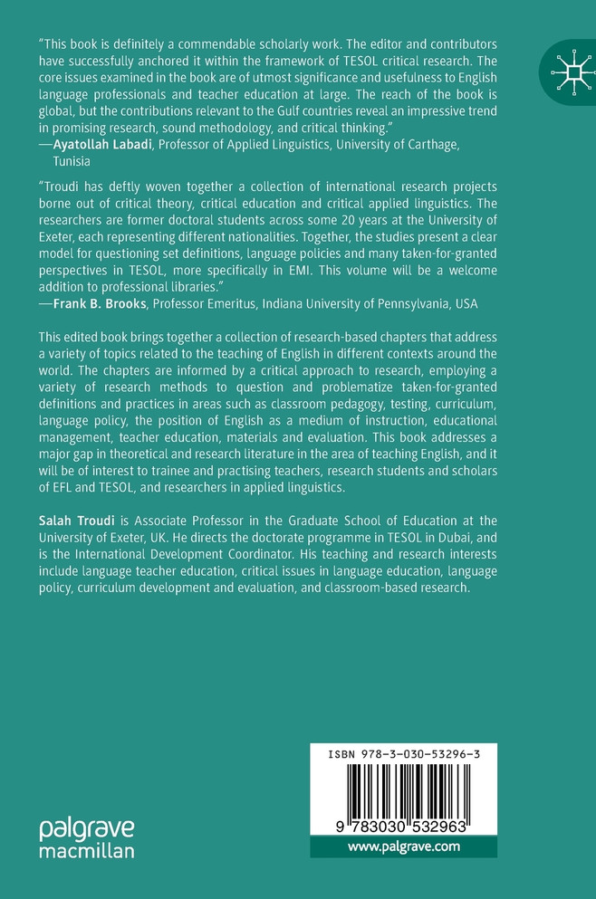 Critical Issues in Teaching English and Language Education