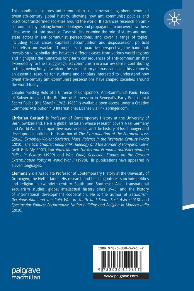 The Palgrave Handbook of Anti-Communist Persecutions