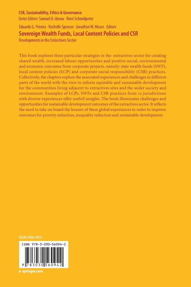 Sovereign Wealth Funds, Local Content Policies and CSR