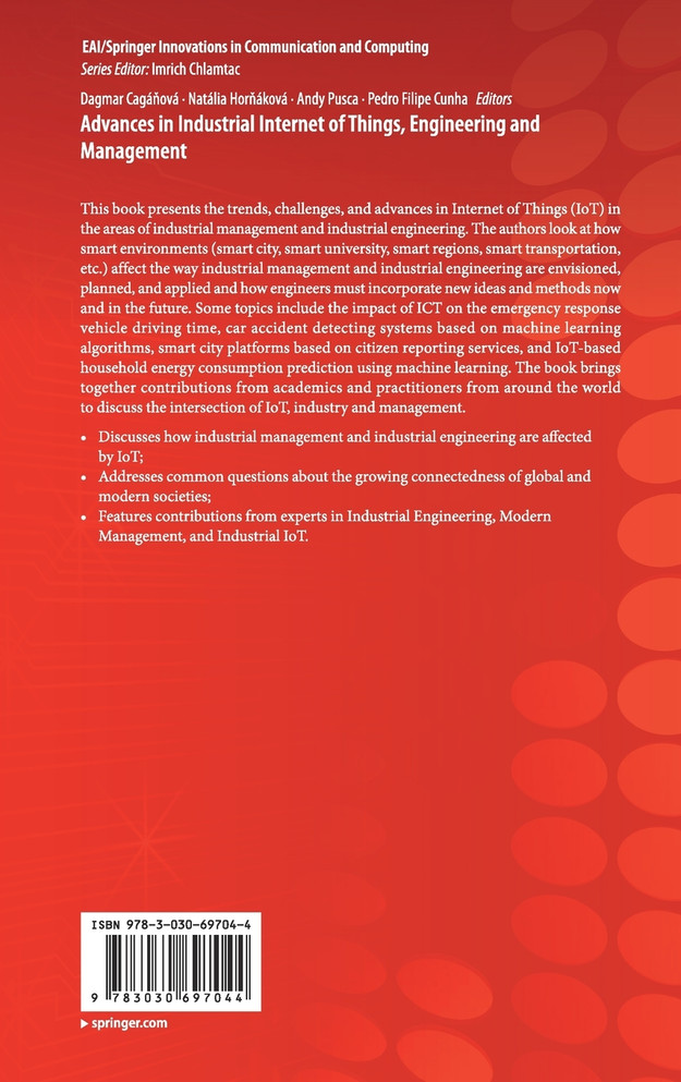 Advances in Industrial Internet of Things, Engineering and Management