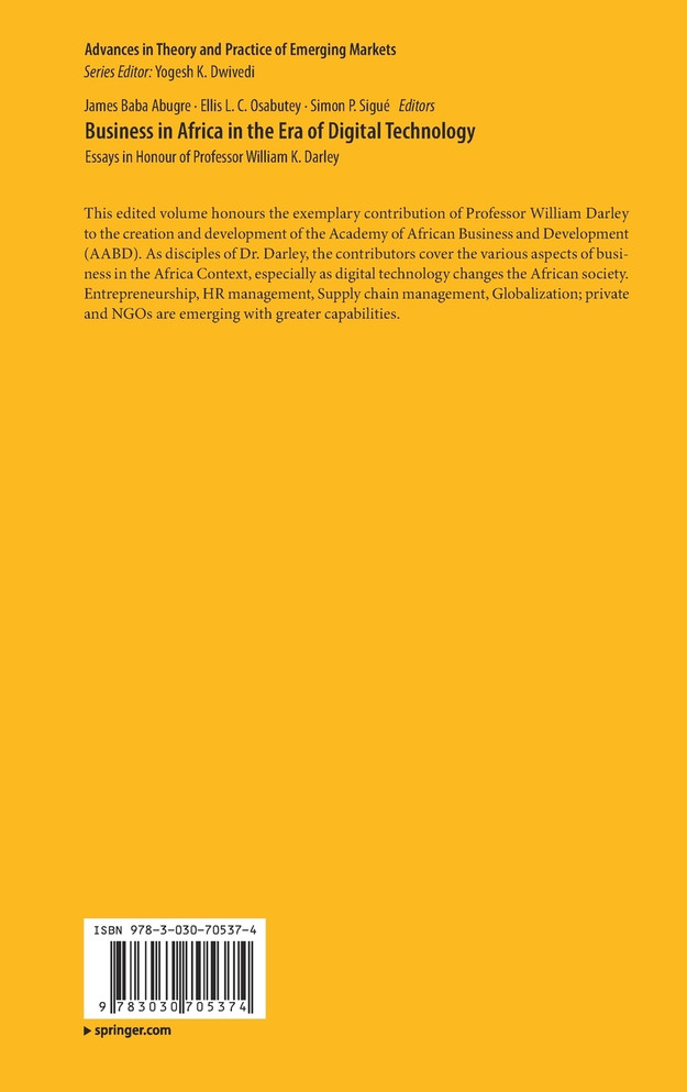 Business in Africa in the Era of Digital Technology