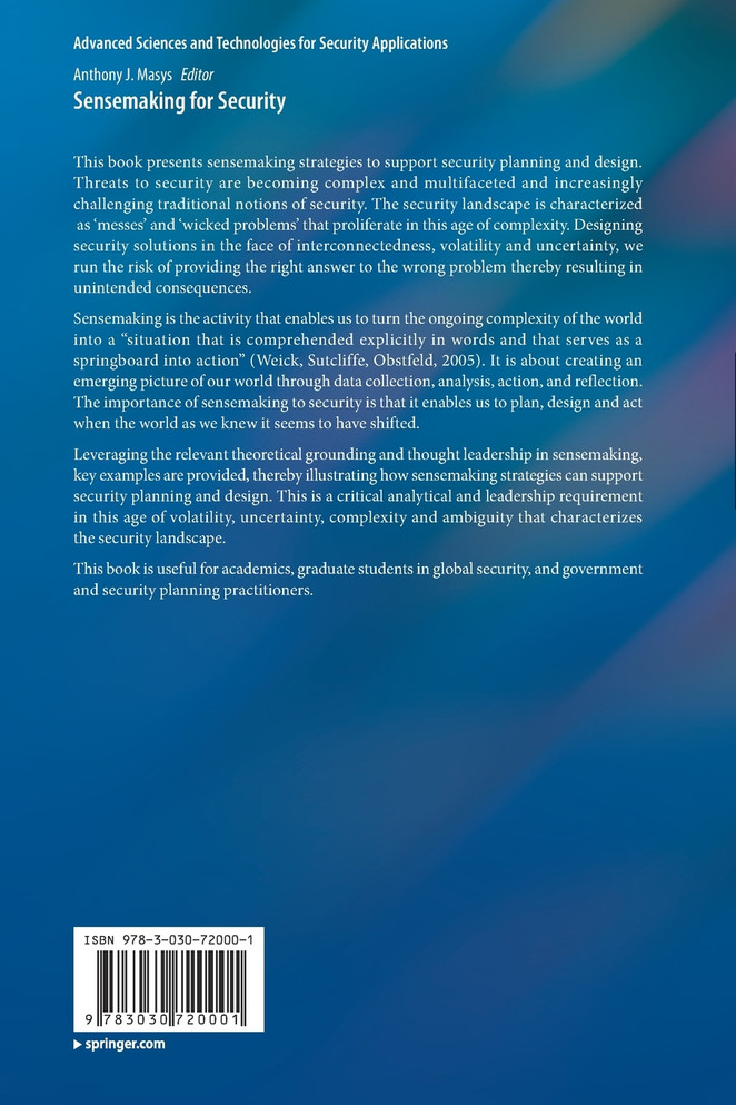 Sensemaking for Security