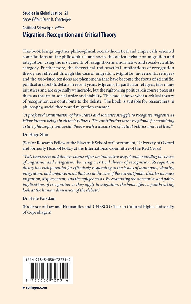 Migration, Recognition and Critical Theory