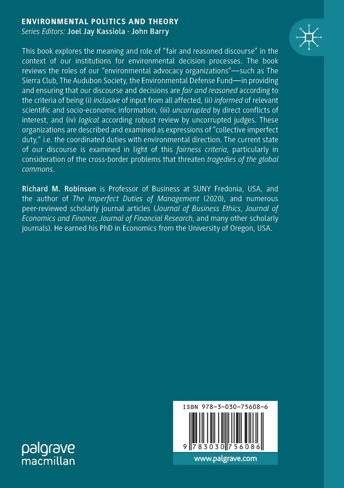 Environmental Organizations and Reasoned Discourse