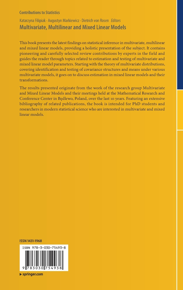 Multivariate, Multilinear and Mixed Linear Models