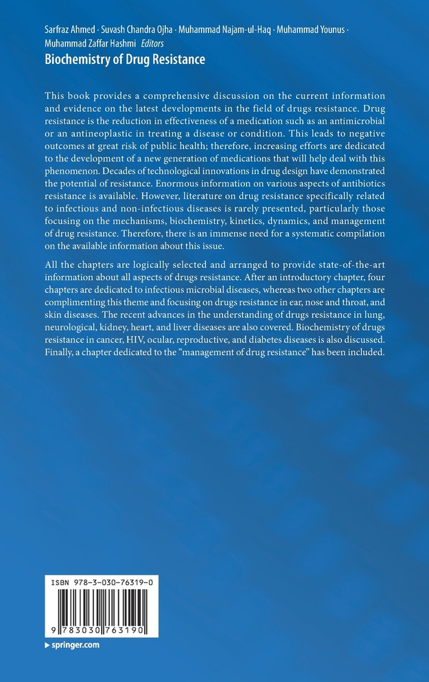 Biochemistry of Drug Resistance