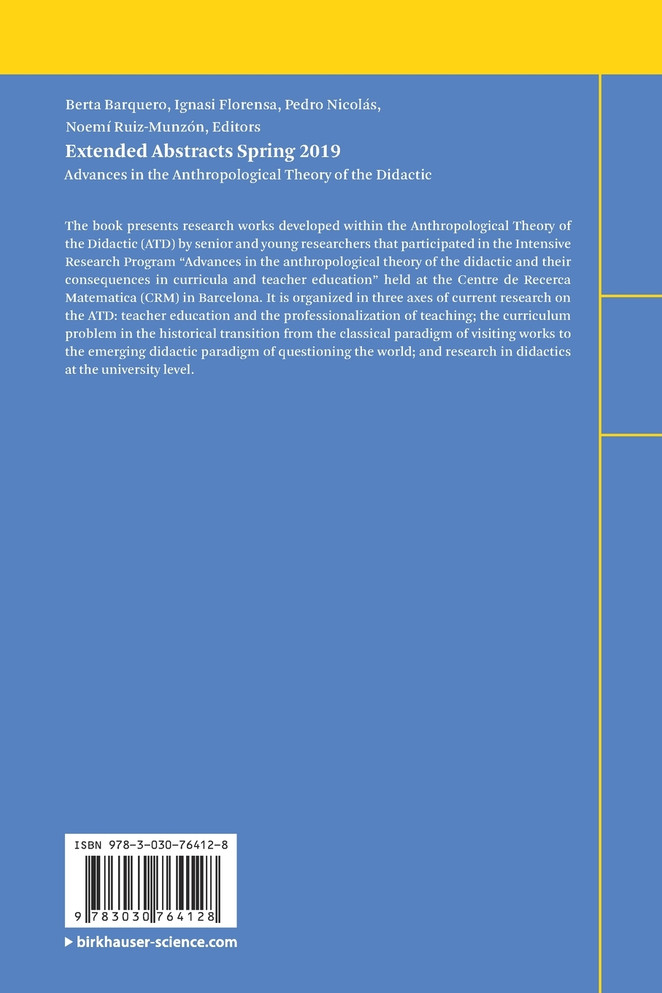 Extended Abstracts Spring 2019