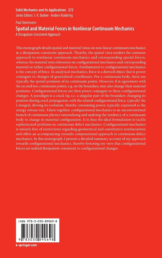 Spatial and Material Forces in Nonlinear Continuum Mechanics