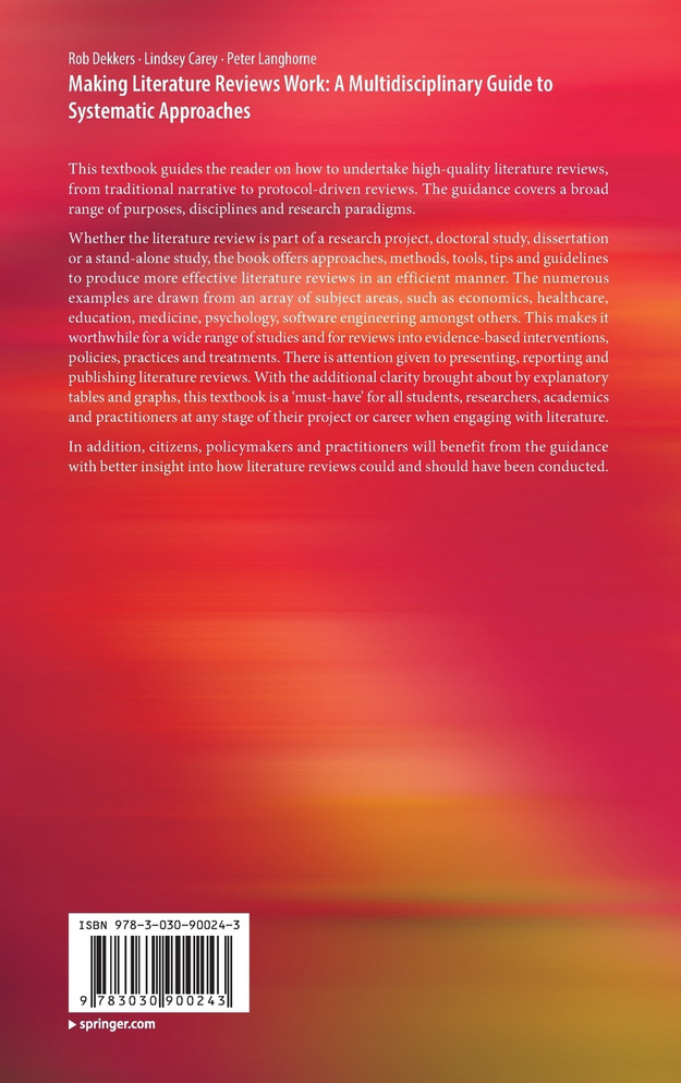 Making Literature Reviews Work