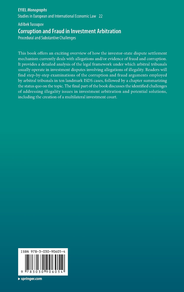 Corruption and Fraud in Investment Arbitration