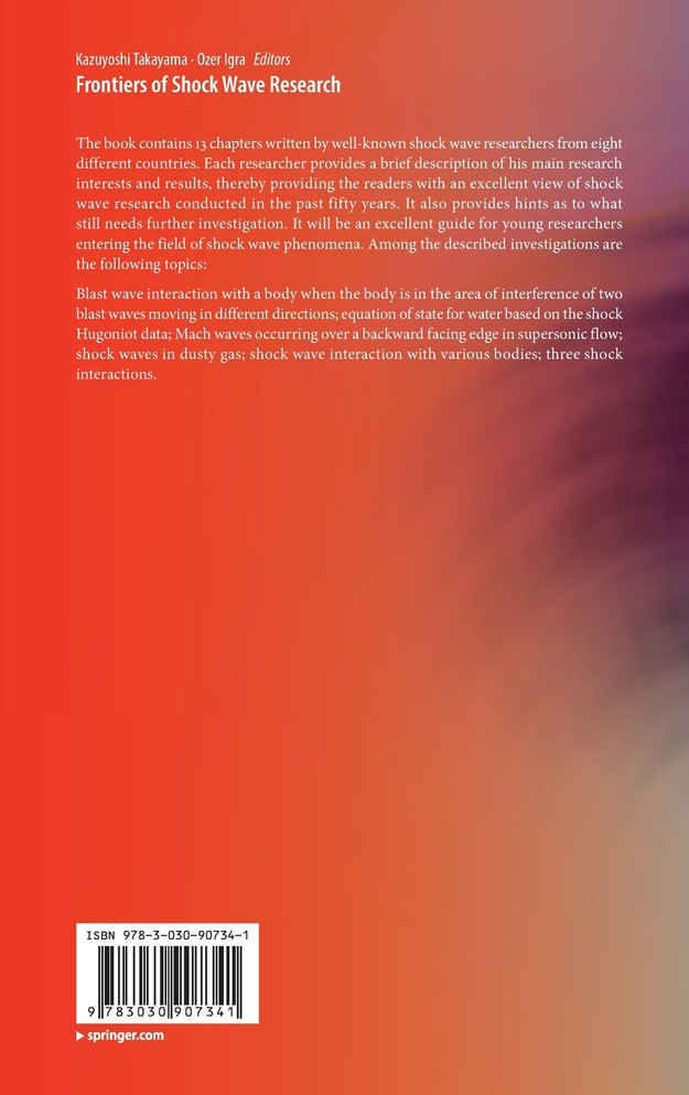 Frontiers of Shock Wave Research