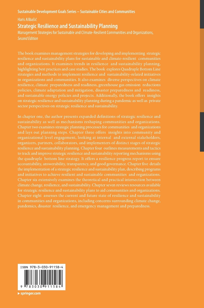 Strategic Resilience and Sustainability Planning