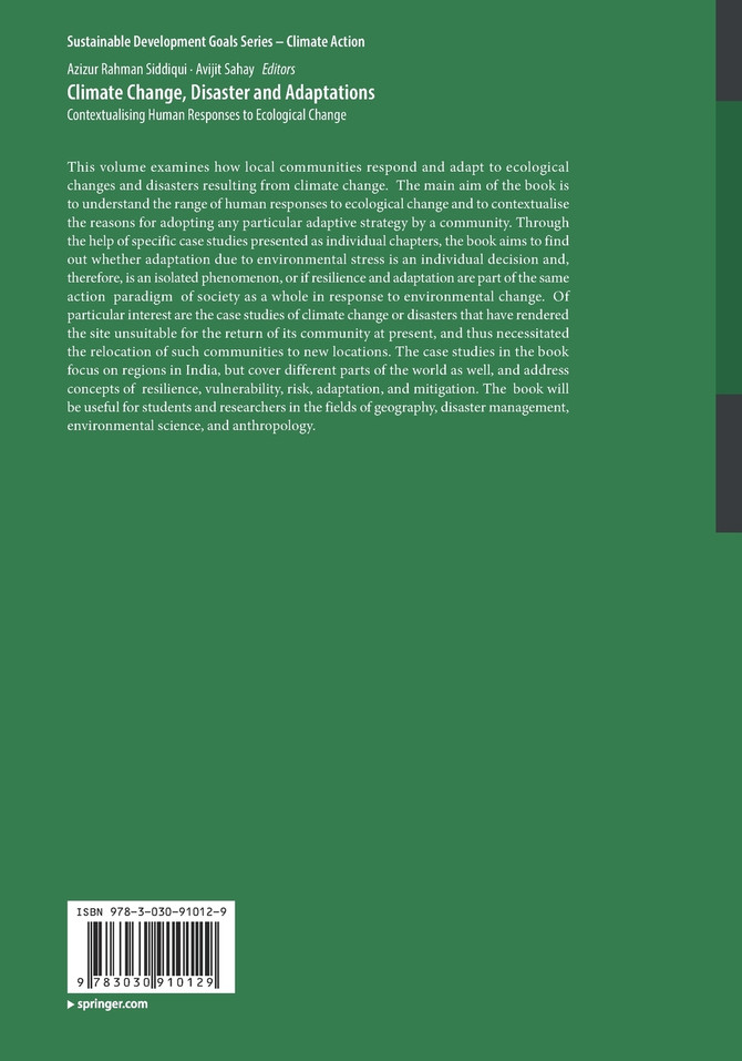 Climate Change, Disaster and Adaptations