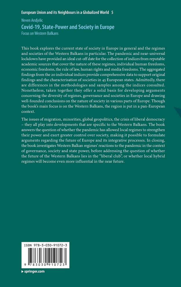 Covid-19, State-Power and Society in Europe