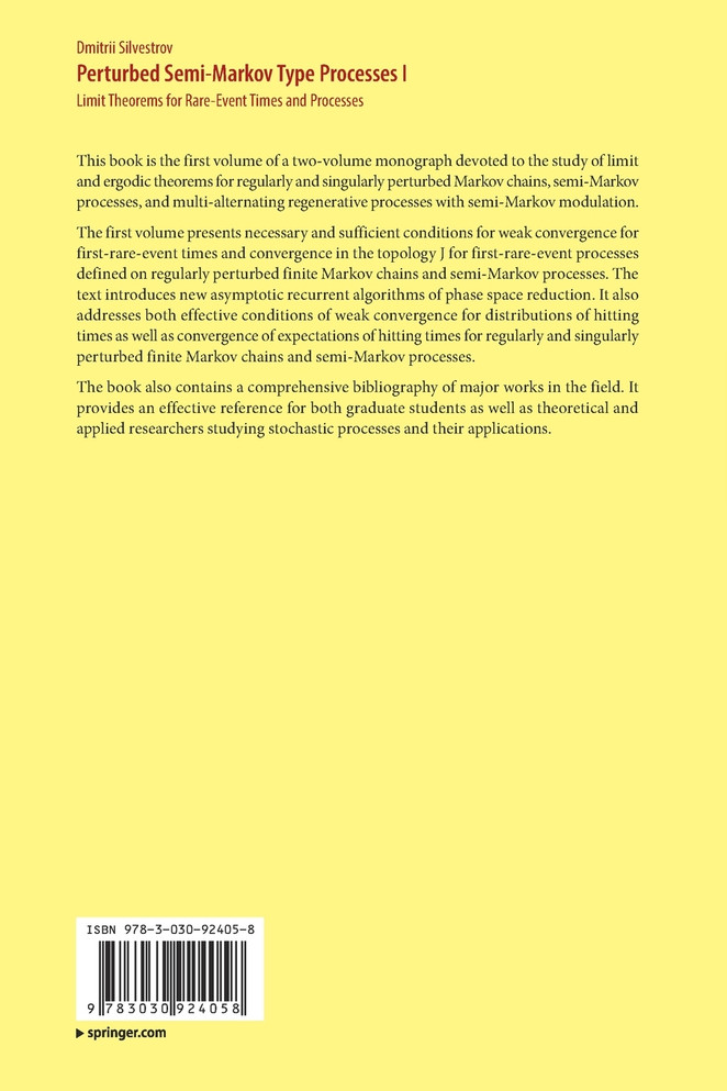 Perturbed Semi-Markov Type Processes I