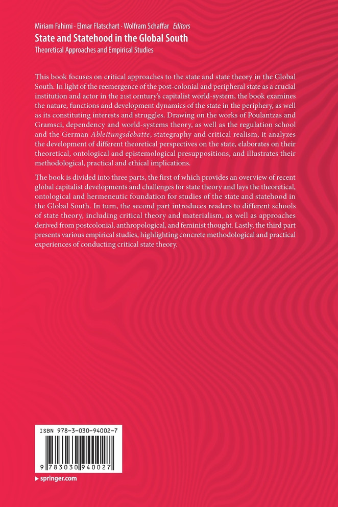 State and Statehood in the Global South