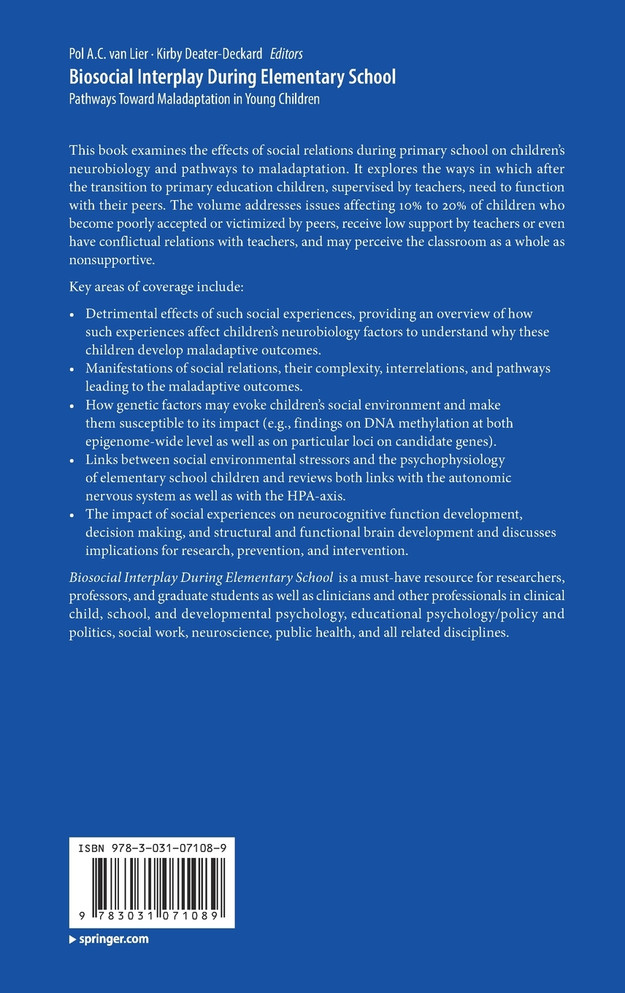 Biosocial Interplay During Elementary School