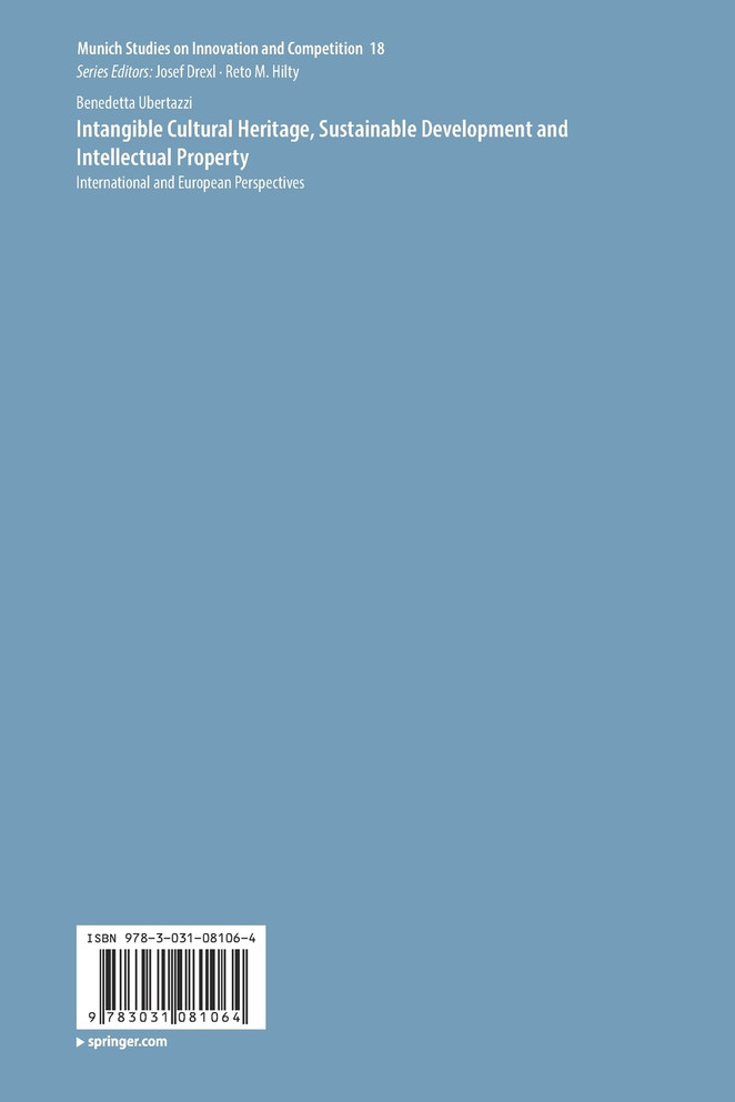 Intangible Cultural Heritage, Sustainable Development and Intellectual Property