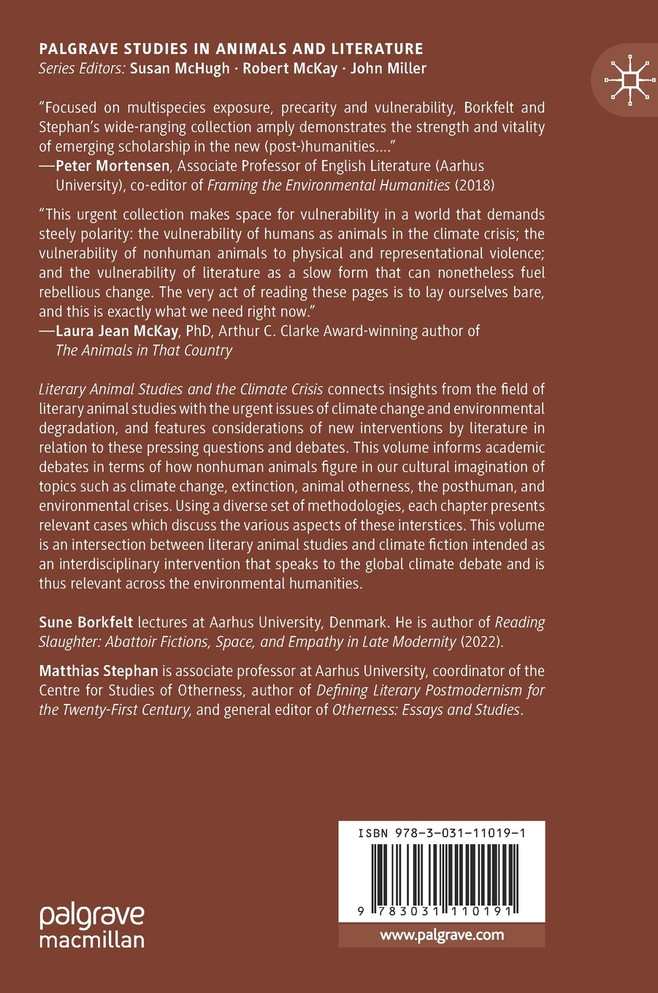 Literary Animal Studies and the Climate Crisis