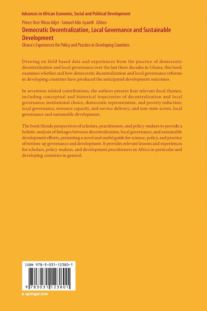 Democratic Decentralization, Local Governance and Sustainable Development