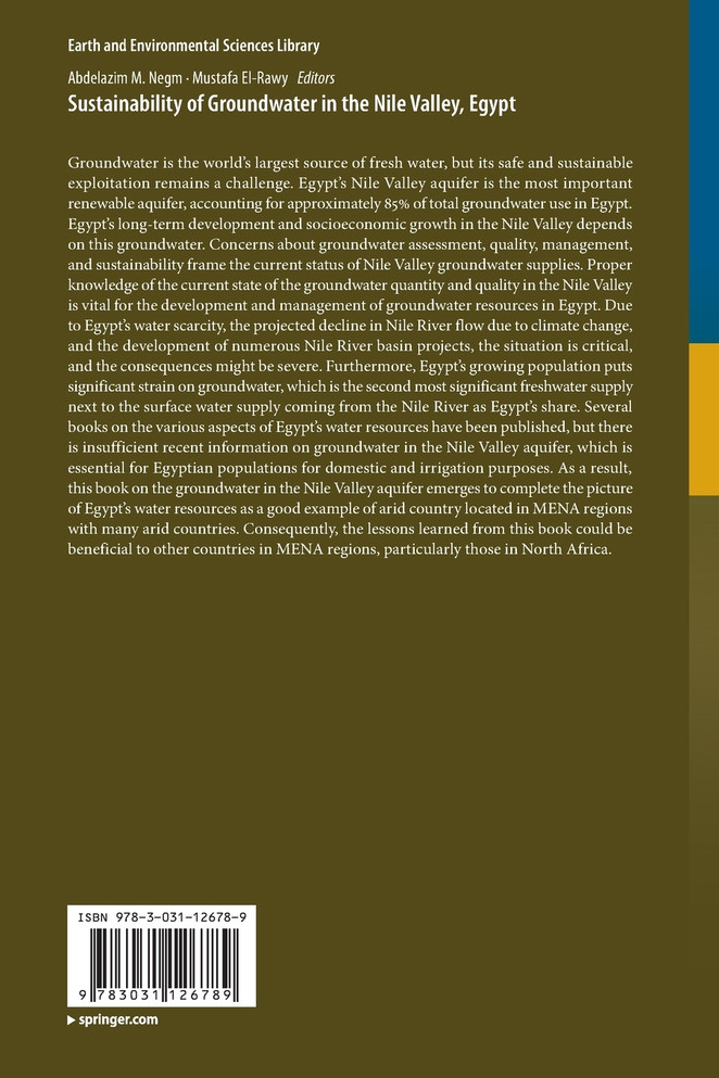 Sustainability of Groundwater in the Nile Valley, Egypt
