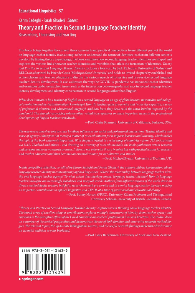 Theory and Practice in Second Language Teacher Identity Theory and Practice in Second Language Teacher Identity