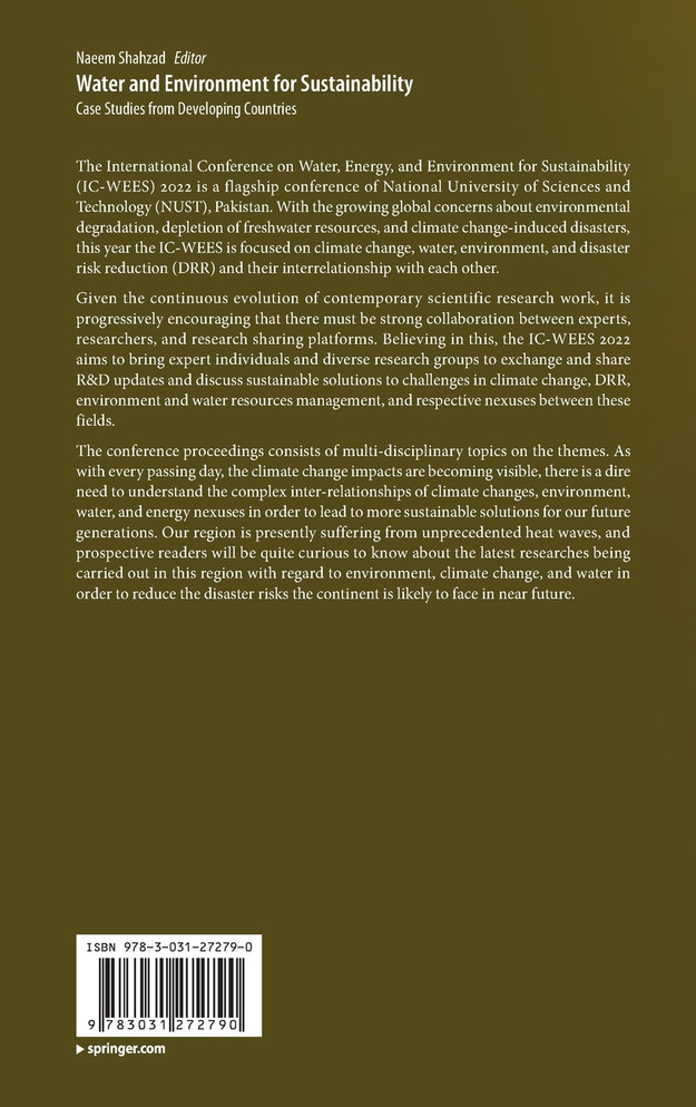 Water and Environment for Sustainability